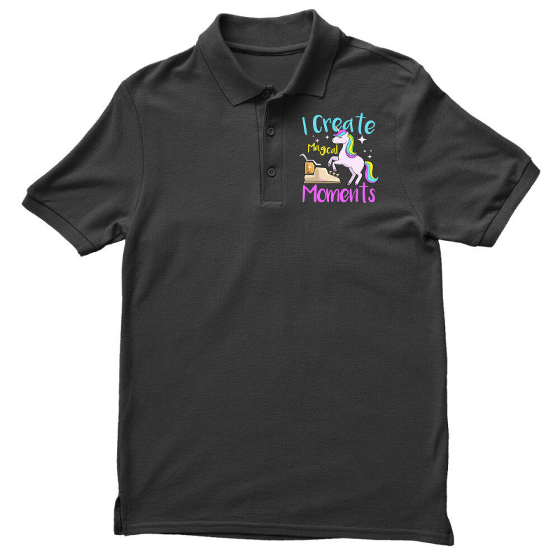 I Create Magical Moments Author Unicorn Writer Men's Polo Shirt by DilynnRinker | Artistshot