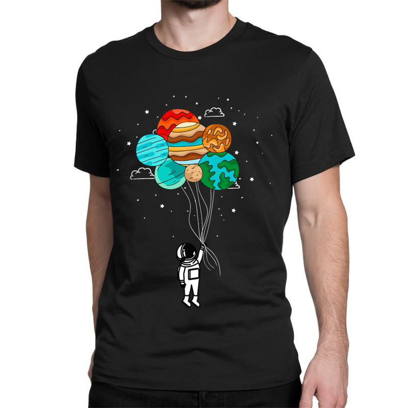 Funny Spaceman Shirt Space Astronaut Stars Solar S Classic T-shirt | Artistshot