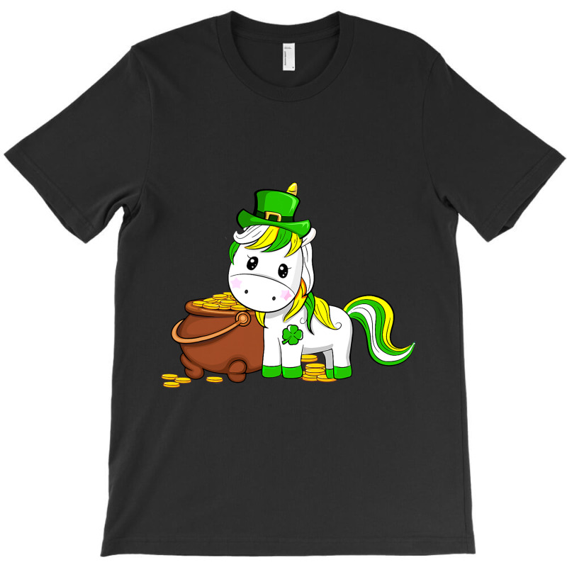 Funny Unicorn Leprechaun Hat St Patricks Day Gifts T-shirt | Artistshot