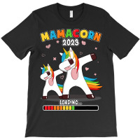 Future Mom Loading Mamacorn Mother To Be Unicorn T-shirt | Artistshot