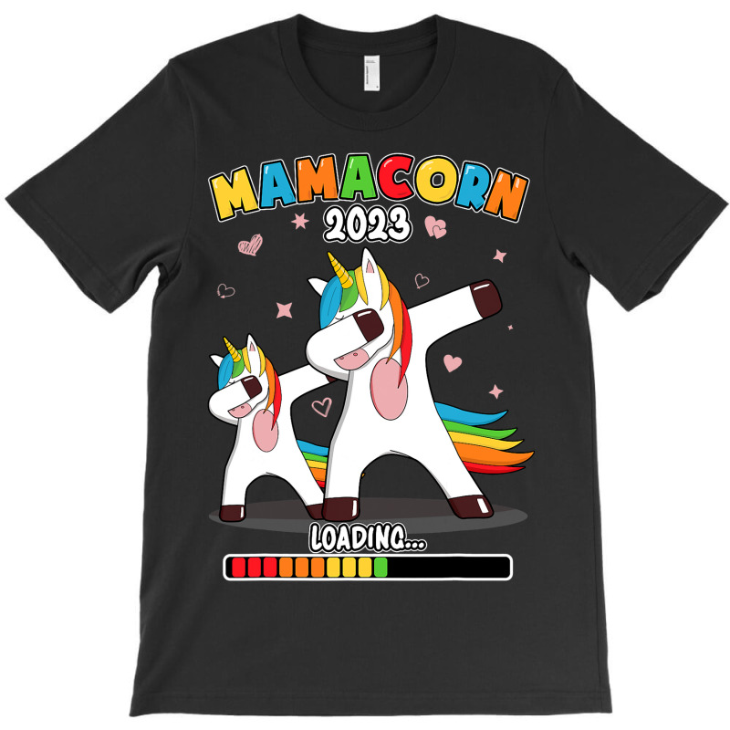 Future Mom Loading Mamacorn Mother To Be Unicorn T-shirt | Artistshot