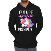 Future President Girls Feminist Unicorn 1 Lightweight Hoodie | Artistshot