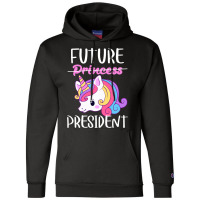 Future President Girls Feminist Unicorn 1 Champion Hoodie | Artistshot