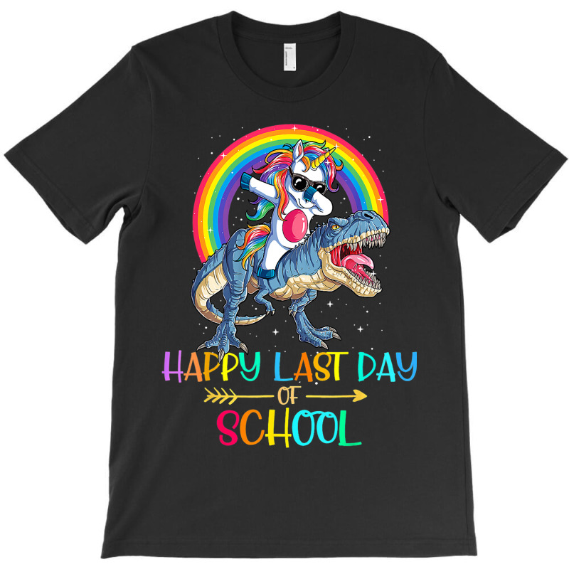 Happy Last Day Of School Rainbow Teacher Student G T-shirt | Artistshot