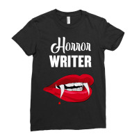 Horror Writer Author Books Novelist Writing Story  Ladies Fitted T-shirt | Artistshot