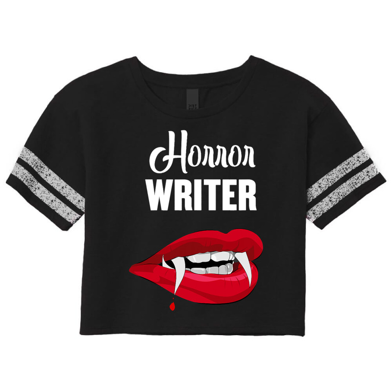 Horror Writer Author Books Novelist Writing Story  Scorecard Crop Tee by LizzyLafountain | Artistshot