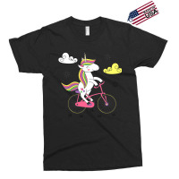 Funny Unicorn On Bike Work Out Biker Exclusive T-shirt | Artistshot