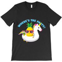 Funny Unicorn Pineapple Swingers Wheres The Party T-shirt | Artistshot