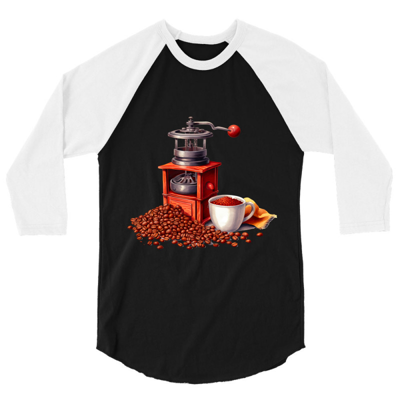 Coffee Clipart 3 3/4 Sleeve Shirt | Artistshot