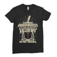 Funny Novelist Design For A Book Author Ladies Fitted T-shirt | Artistshot