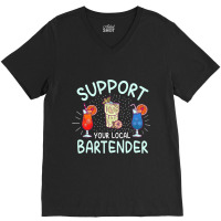 Funny Drinking Intoxicologist Barkeeper V-neck Tee | Artistshot