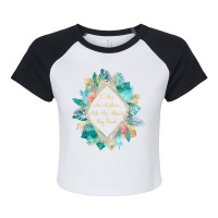 I Am An Author Ask Me About My Book Raglan Crop Top | Artistshot