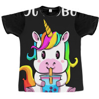 Got Boba Unicorn Boba Tea Kawaii Unicorn Bubble Te Graphic T-shirt | Artistshot