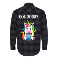 Got Boba Unicorn Boba Tea Kawaii Unicorn Bubble Te Flannel Shirt | Artistshot