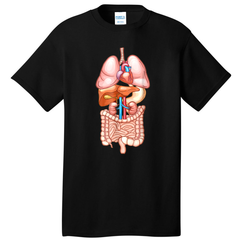 Halloween Internal Organ Diagram Anatomy Basic T-shirt | Artistshot