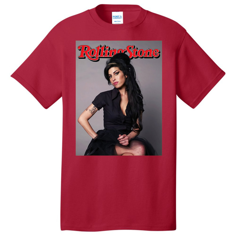 Winehouse Magazine Cov.er Poster Basic T-shirt | Artistshot