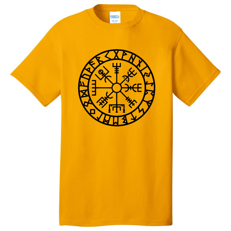 The Vegvisir   Norse Mythology Basic T-shirt by cm-arts | Artistshot