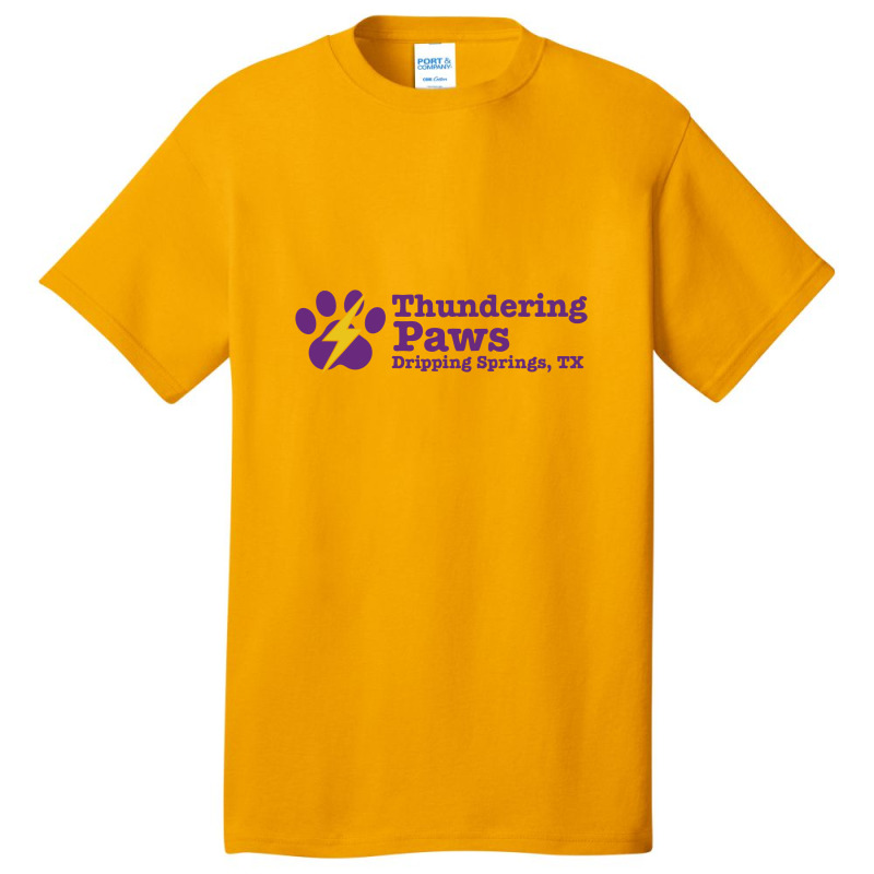 Thundering Paws Rectangle Basic T-shirt by cm-arts | Artistshot