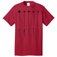 Palm Tree Vacation   Island Haiti Basic T-shirt | Artistshot