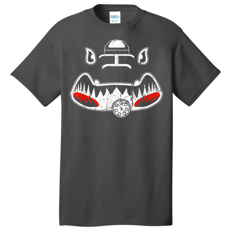 A-10 Thunderbolt Ii Warthog Nose Art Shark Mouth Vulcan Basic T-shirt | Artistshot