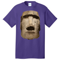 Easter Island Moai Statue Monolith World Mystery Basic T-shirt | Artistshot