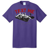 Text Me  Morse Code Key  Ham Radio T Shirt Basic T-shirt | Artistshot