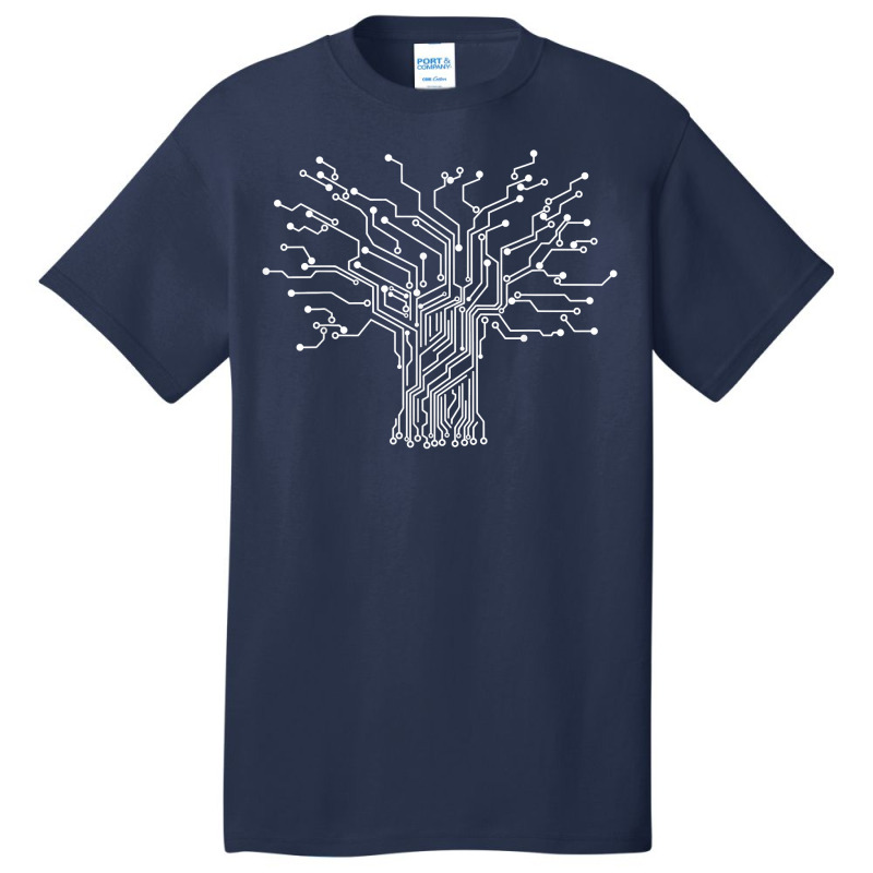 Electronics Technician Binary Tree - Electrical Engineer Basic T-shirt by NorikoKanemura | Artistshot