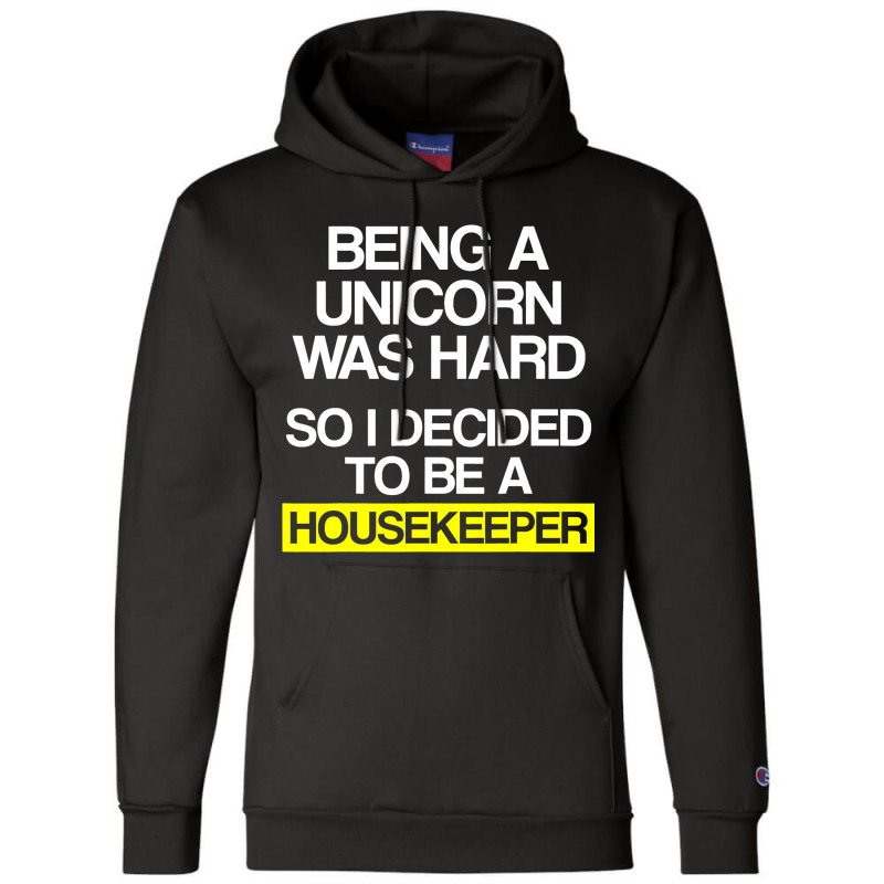 Housekeeper Unicorn Housekeeping Househelp Service Champion Hoodie | Artistshot