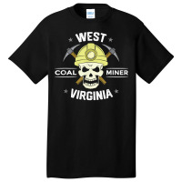 Coal Miner Artwork For A Coal Miner From West Virginia Basic T-shirt | Artistshot