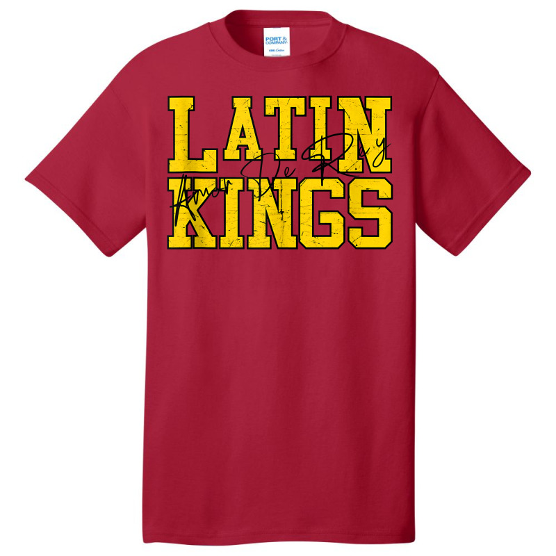 Latin Kings Amor De Rey Tank Top Basic T-shirt by cm-arts | Artistshot