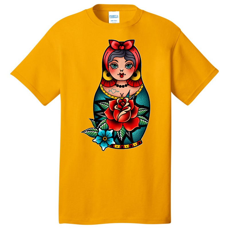 Matryoshka Russian Doll Nesting Doll Souvenir T-shirt Basic T-shirt by Teemoney2 | Artistshot