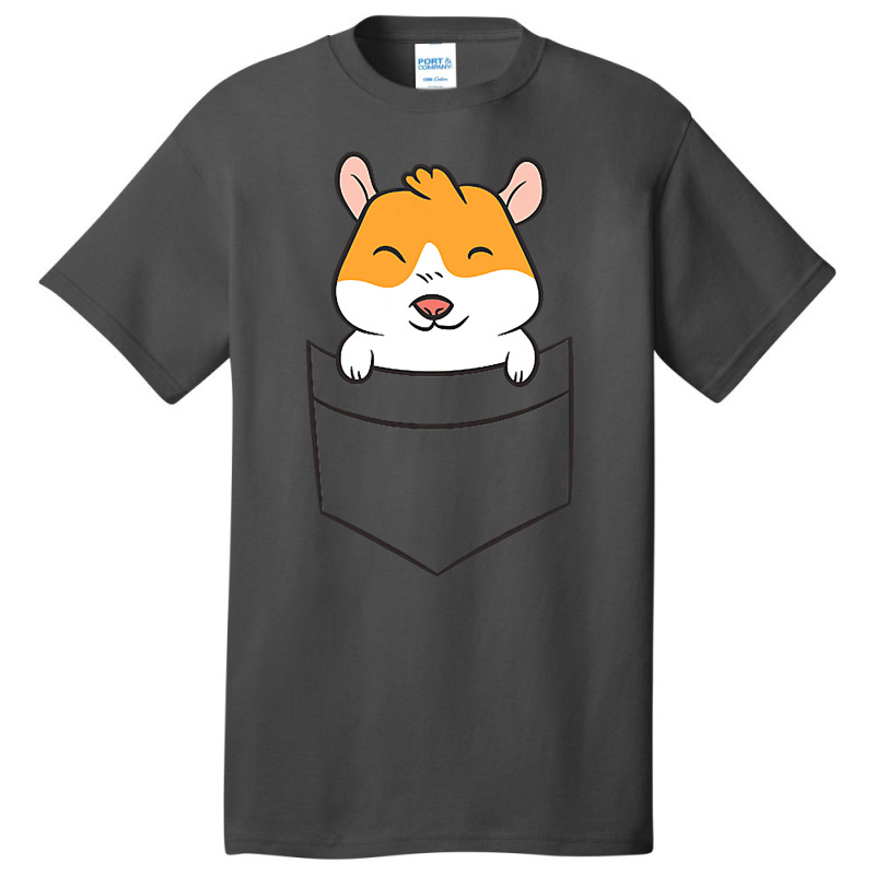 Guinea Pig In A Pocket Cute Pocket Guinea Pig Basic T-shirt | Artistshot