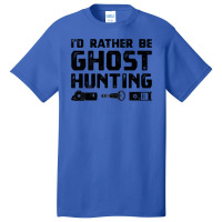 Funny Ghost Investigator  Paranormal Hunt Tee Apparel Basic T-shirt | Artistshot