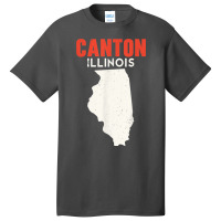 Canton Illinois Usa State America Travel Illinoisan Basic T-shirt | Artistshot