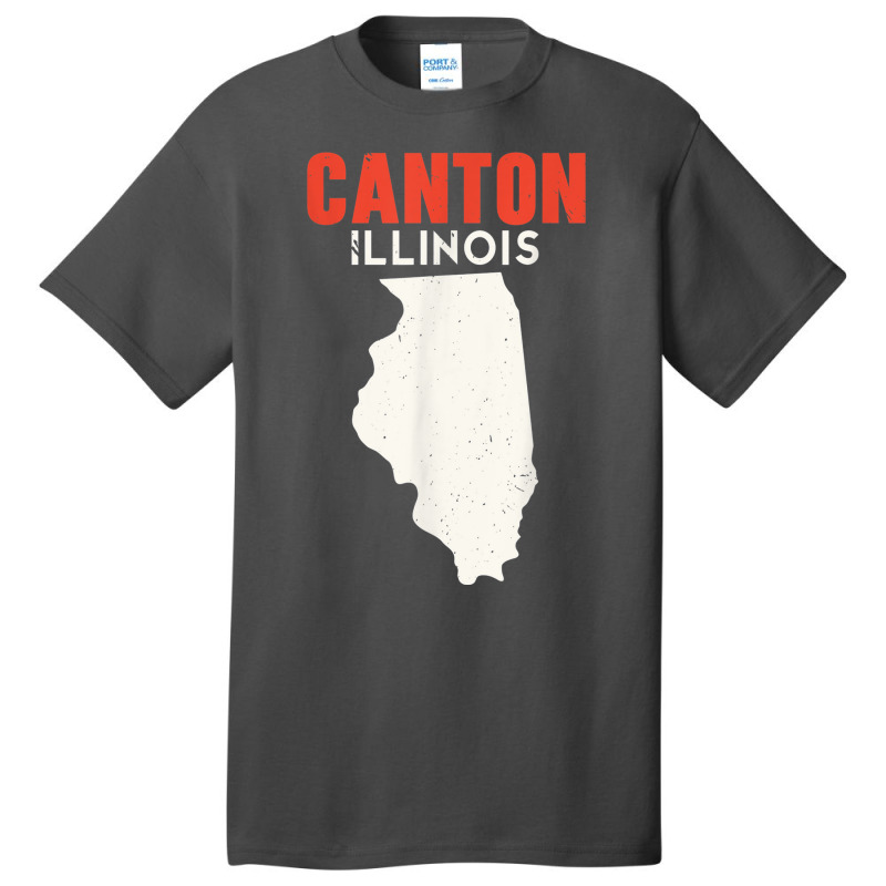 Canton Illinois Usa State America Travel Illinoisan Basic T-shirt | Artistshot