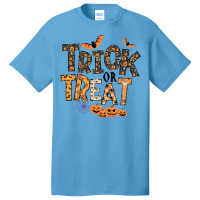 Trick Or Treat T  Shirt Funny Trick Or Treat Cute Halloween Pumpkin Co Basic T-shirt | Artistshot