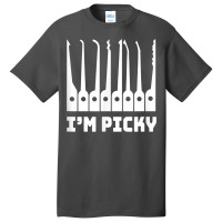 Funny Locksmith Lock Picking Picky Joke T Shirt Basic T-shirt | Artistshot