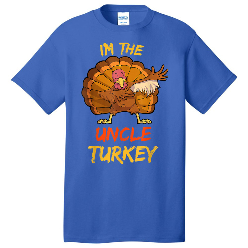 Uncle Turkey Matching Family Group Thanksgiving Party Pajama Basic T-shirt | Artistshot