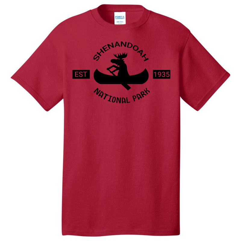 Virginia Moose Canoe  Shenandoah National Park Basic T-shirt | Artistshot