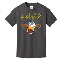 Boba Bubble Tea Sign Language Basic Youth T-shirt | Artistshot