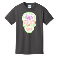 Sugar Skull Calavera Día De Los Muertos Design For Mexicans T Shirt Basic Youth T-shirt | Artistshot