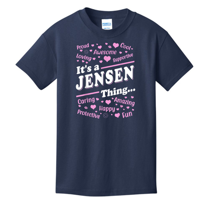 It's A Jensen Thing Proud Family Surname Jensen Basic Youth T-shirt | Artistshot