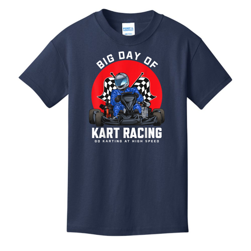 Kart Racing Go Kart Racer Gokart Racetrack Race Basic Youth T-shirt by Fly | Artistshot