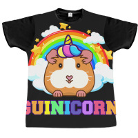 Guinea Pig Shirts For Girls Guinea Pig Unicorn Gui Graphic T-shirt | Artistshot