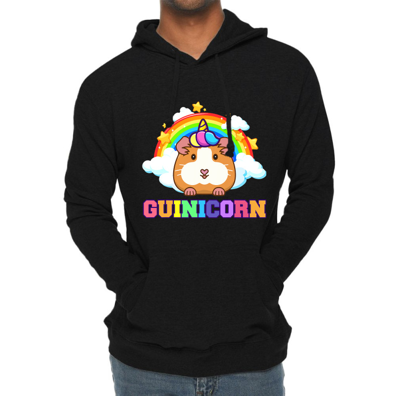 Guinea Pig Shirts For Girls Guinea Pig Unicorn Gui Lightweight Hoodie | Artistshot