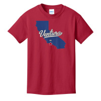 Ventura California Ca Map T Shirt Basic Youth T-shirt | Artistshot