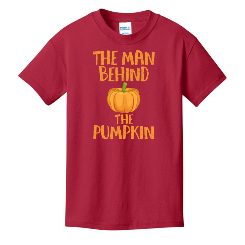 Halloween Pregnancy Man Pumpkin T Shirt Funny Party Gift Basic Youth T-shirt | Artistshot