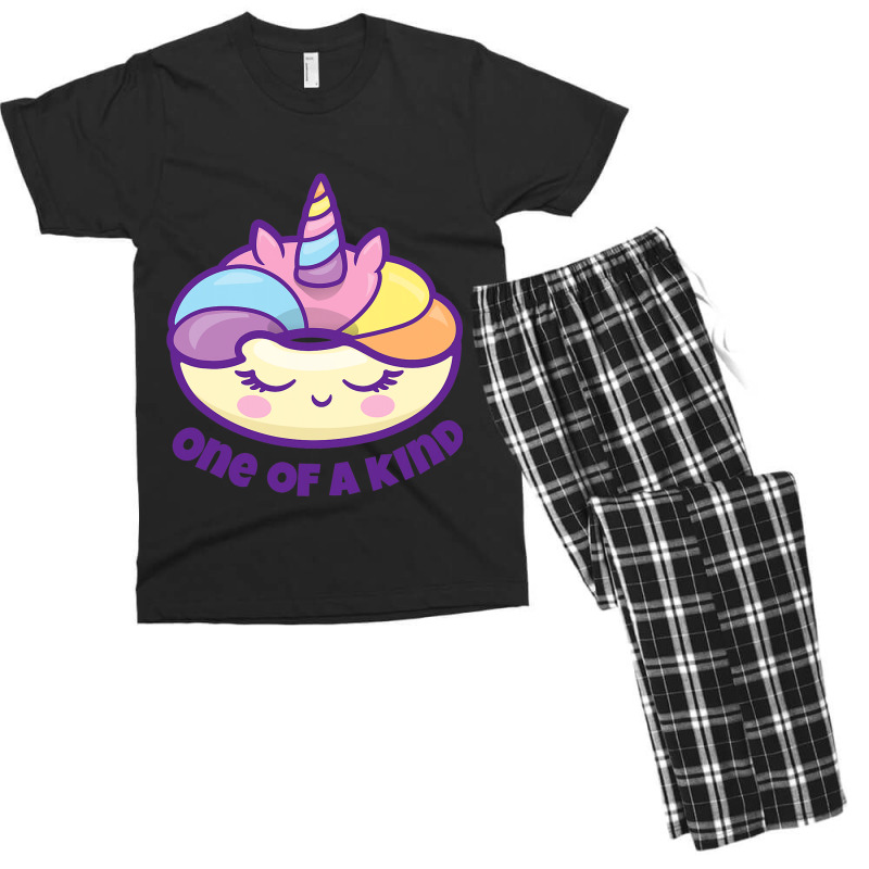 Girls Unicorn Donut Kids Rainbow Donut Squad Cute  Men's T-shirt Pajama Set | Artistshot