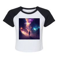 Traveller Man Photography Raglan Crop Top | Artistshot