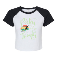 Poetry Enthusiast Book Literature Writer Novelist  Raglan Crop Top | Artistshot